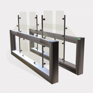 Fastlane Interlock dual-barrier turnstile for high security needs.
