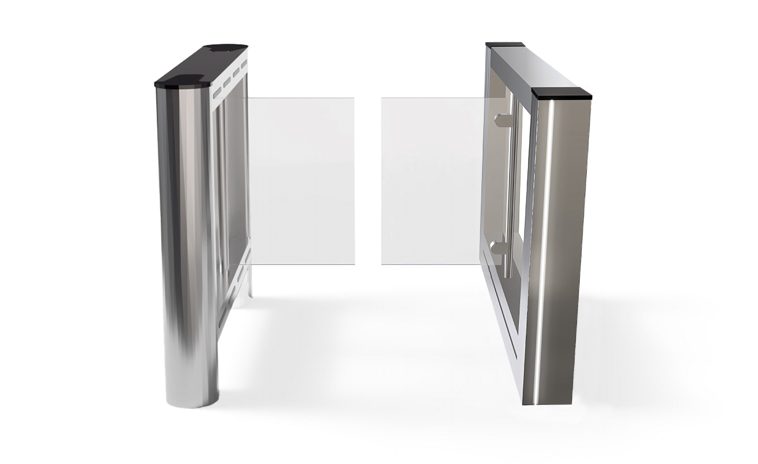 Fastlane Glassgate 150 to Glassgate 150 LX retrofit turnstiles