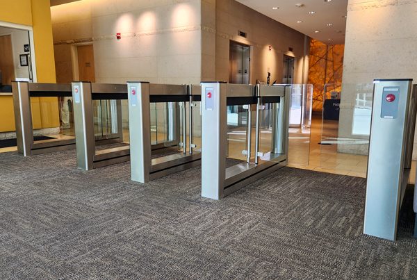 Fastlane Glassgate 400 Plus turnstiles from Smarter Security