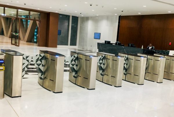 Fastlane Glasswing turnstiles from Smarter Security