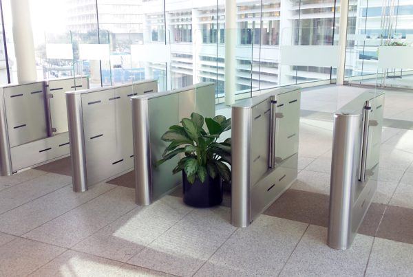 Fastlane Glassgate 200 optical turnstile from Smarter Security