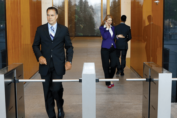 Fastlane Plus 400 MA turnstiles from Smarter Security at WTC